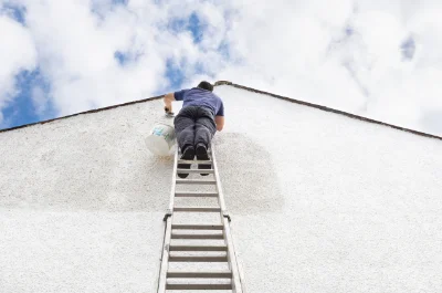 Peinture extérieure à la Bigottière — façades et ravalement